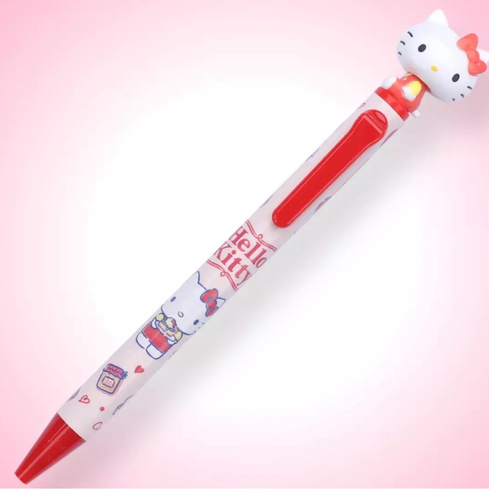 New Sanrio Hello Kitty Bobbing Click Pen 0.5mm 5.91" Made in Japan #41051